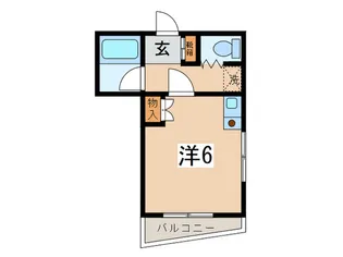 フレンドハイツ【4階】の間取り