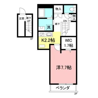 ゲミュートリヒ【2階】の間取り