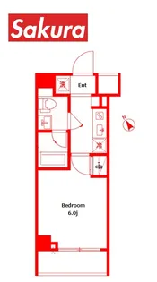 プリムヴェール【5階】の間取り