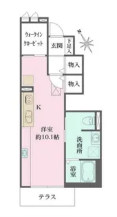 アスピレイション【1階】の間取り