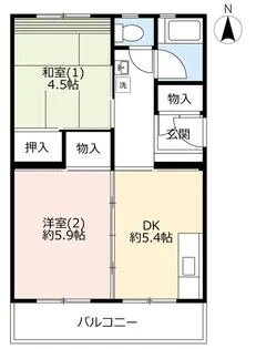 UR百草【5階】の間取り