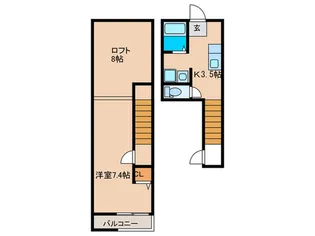 パストラル周船寺【2階】の間取り