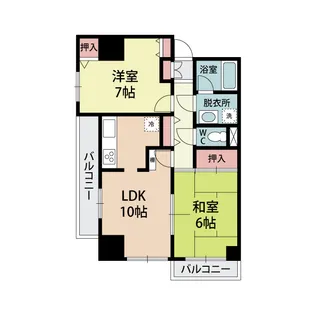 サンヒルズ高砂【2階】の間取り