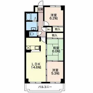 FOUR SEASONS【2階】の間取り