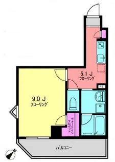 フルリール二子【4階】の間取り