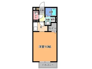 ボン・ペール【1階】の間取り