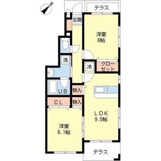 Vega【1階】の間取り