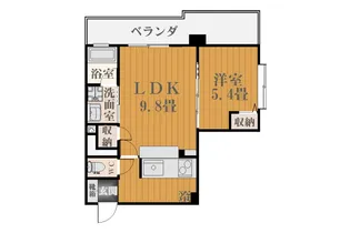 ドリーム城南【4階】の間取り