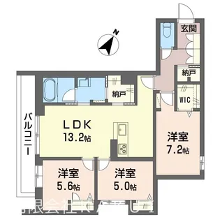 ジェンティーレ【2階】の間取り