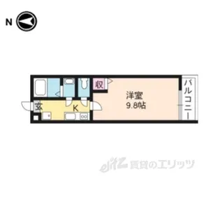 AQUAKM【1階】の間取り
