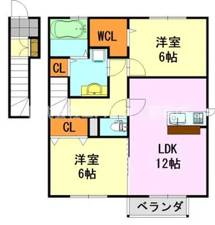 WIT浜野(ウィット)【2階】の間取り