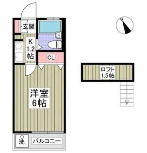 ラフォーレ錦【2階】の間取り