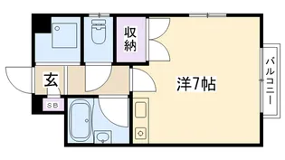 ヒロハイツ【2階】の間取り