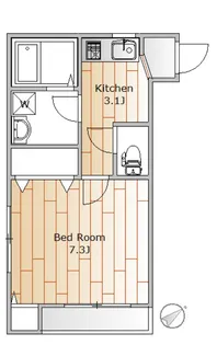 エスプワールメゾン【2階】の間取り