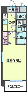 アクシオス横浜イースト【3階】の間取り