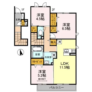 パークハイム【2階】の間取り