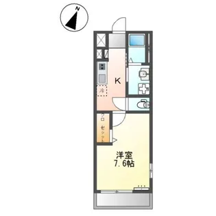 Aveir May東加古川【2階】の間取り