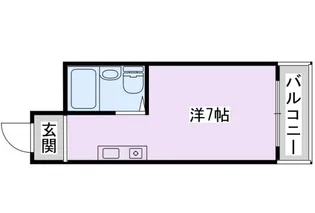 ビッグバーンズマンション桜園【2階】の間取り