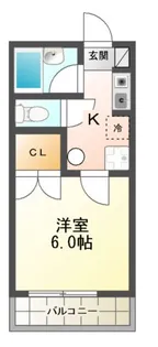 プレアール江南II【1階】の間取り