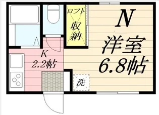 丘とひだまりのLatte【2階】の間取り