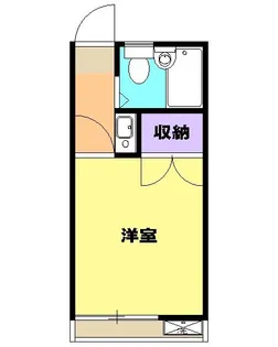 オーシャンパレス【1階】の間取り
