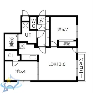 La Colina【4階】の間取り