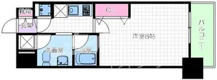 アプリーレ京町堀(旧)BPRレジデンス京町堀【4階】の間取り