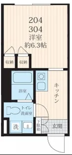 ザ・レジデンス下北アネックス【2階】の間取り