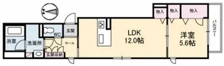 シャーメゾン隅の浜【2階】の間取り
