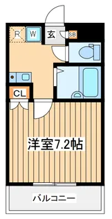 ヤシマメイト片倉【2階】の間取り