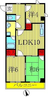 森田ビル【6階】の間取り