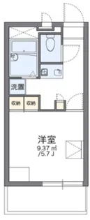 レオパレスラークヒル【3階】の間取り