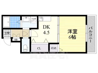 ユーベル1【1階】の間取り