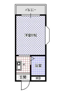 池田マンション【4階】の間取り