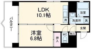 MF10ビル【4階】の間取り