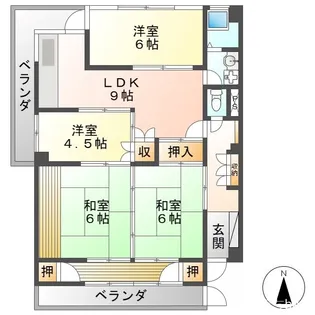 福光西ビル【2階】の間取り