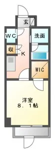 パークアクシス名駅南グランデ【10階】の間取り