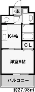 フェルト127【5階】の間取り
