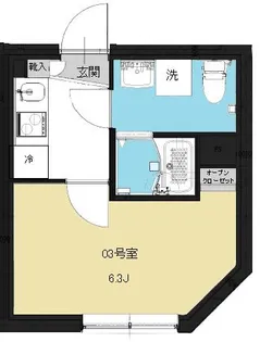 グリーンヴァリー【1階】の間取り