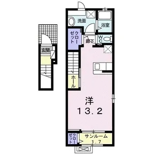 GREEN AGE I【2階】の間取り