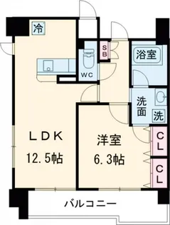 KDXレジデンス大山【5階】の間取り
