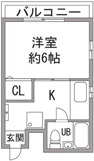 ニチカ中井【3階】の間取り