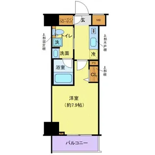 クレヴィスタ押上【8階】の間取り