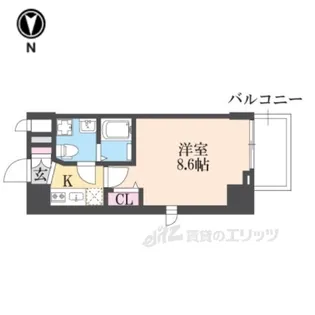 サンクラッソ伊丹【5階】の間取り