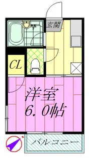 うらやす木村ハイム【1階】の間取り