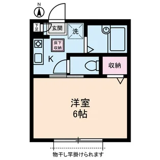 サルーテ白山【1階】の間取り
