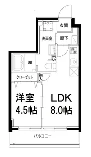 ミナモ浅草橋【5階】の間取り