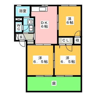 メゾンS・K・K A棟【1階】の間取り