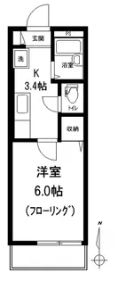 ヴェステンハイム【2階】の間取り