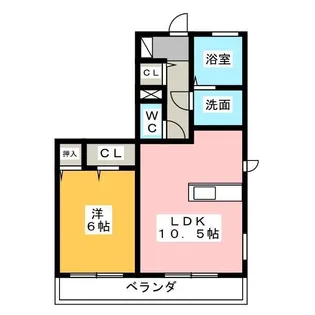 マレアガーデン新横浜C【1階】の間取り